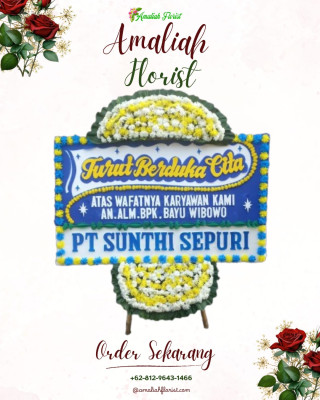 Papan Bunga Duka di Pasir Jaya