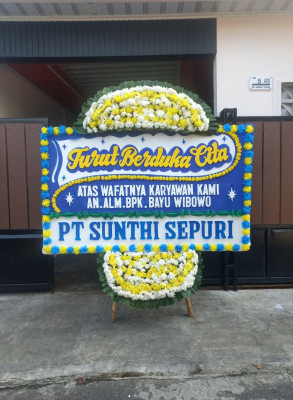 Papan Bunga Duka di Pasir Jaya